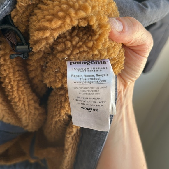 Patagonia Prairie Dawn Insulated Parka, Smoke Blue, M - Picture 3 of 6